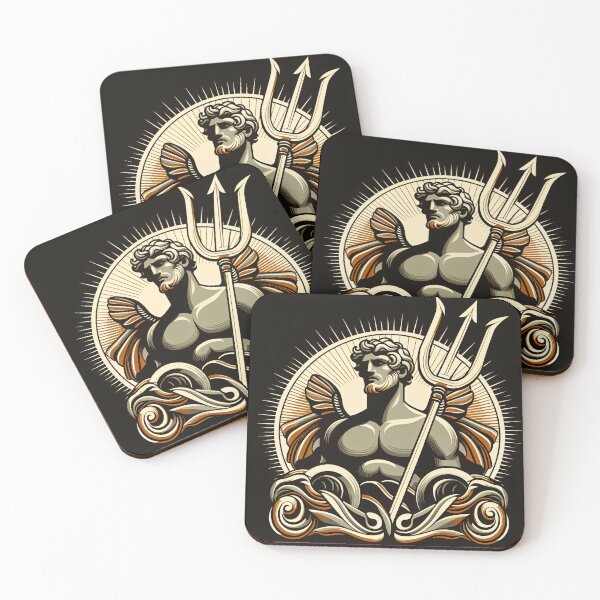 Item preview, The Gods of the Sea - Poseidon & Pontus designed and sold by ClassicRetroism.