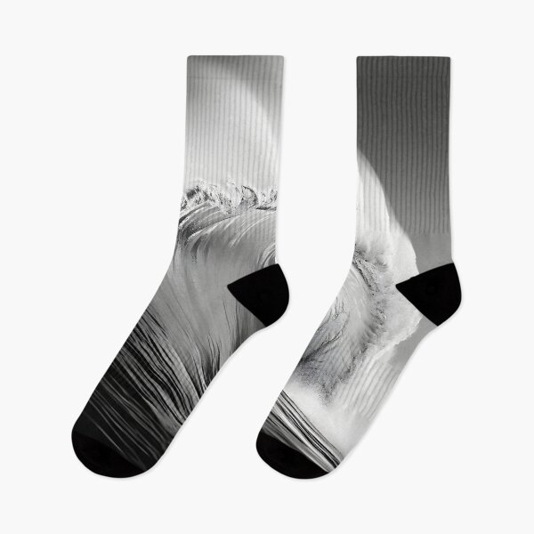 Item preview, Black and white ocean wave breaking designed and sold by dcrc.