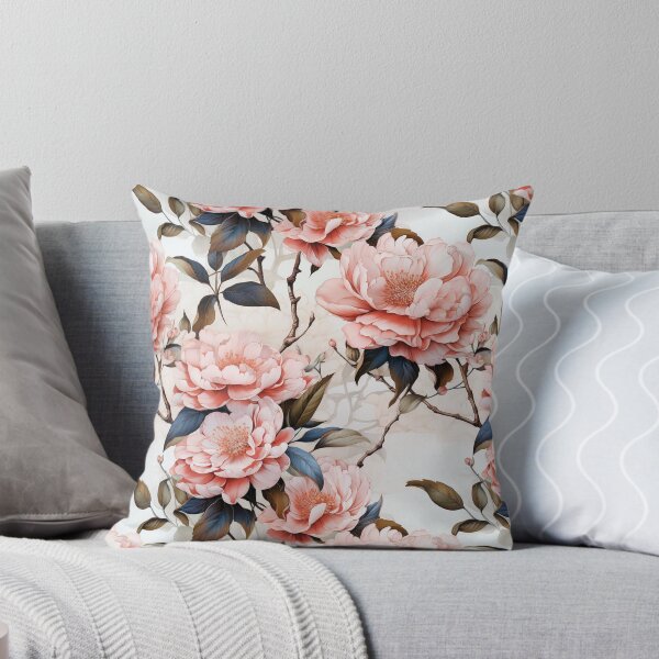 Item preview, Vintage Floral, Pink Camellia, A Blooming Symphony in Blush designed and sold by PigmeArt.