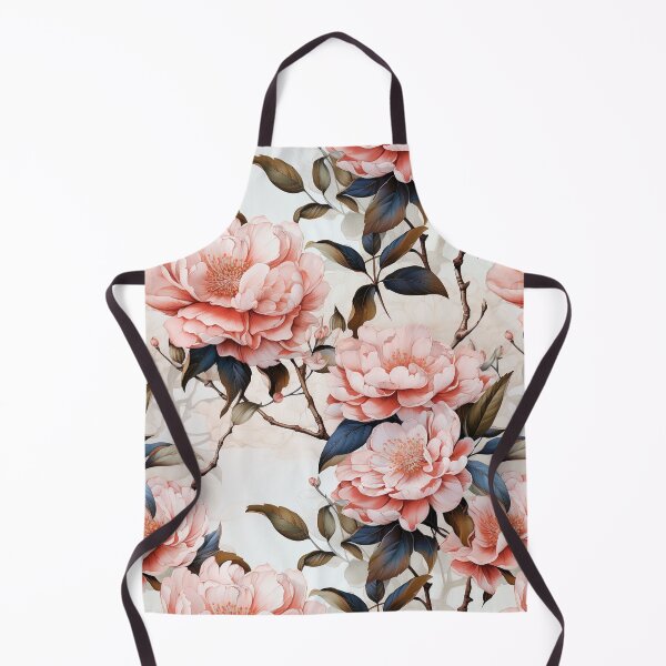 Item preview, Vintage Floral, Pink Camellia, A Blooming Symphony in Blush designed and sold by PigmeArt.