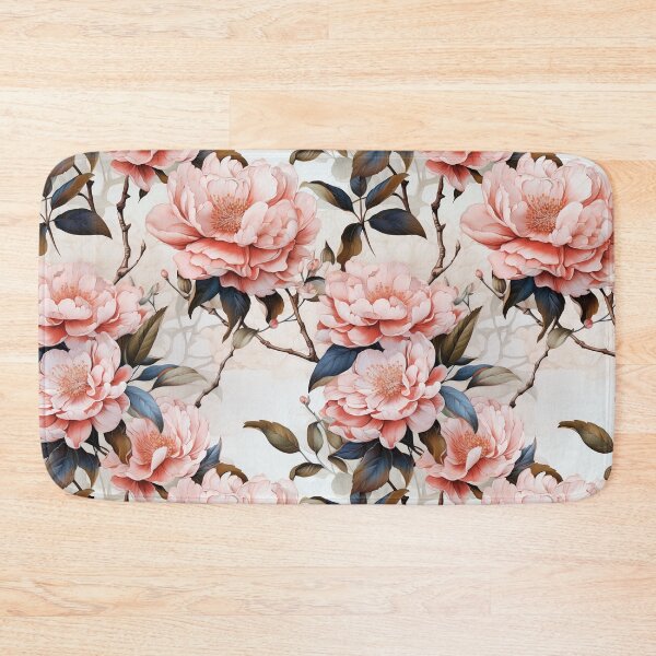 Item preview, Vintage Floral, Pink Camellia, A Blooming Symphony in Blush designed and sold by PigmeArt.