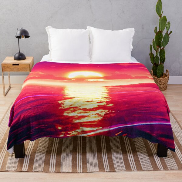 Item preview,  Digital Synthwave Sunset Sea Reflection designed and sold by Health And Fitness Posts e-Store.