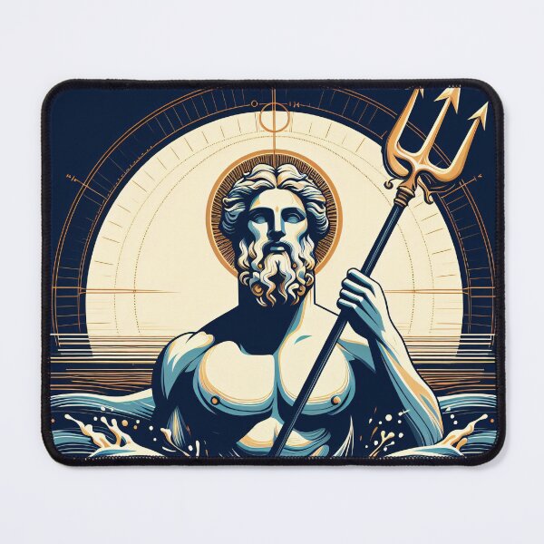 Item preview, The Gods of the Sea - Poseidon & Pontus designed and sold by ClassicRetroism.