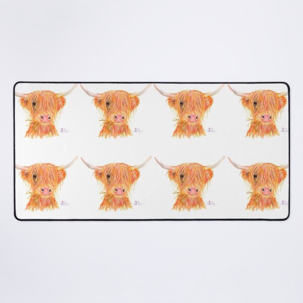 Item preview, SCOTTISH HIGHLAND COW 'FERGUS' By Shirley MacArthur designed and sold by Shirley MacArthur Art.