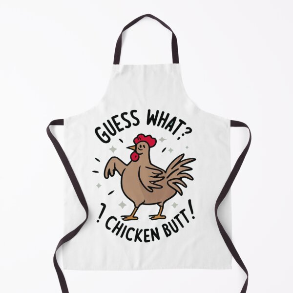 Item preview, Funny chicken Quote Guess What? Chicken Butt! designed and sold by Moad Fahim.