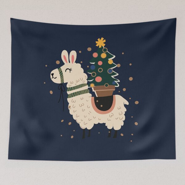 Item preview, Alpaca at Christmas designed and sold by notorius12.