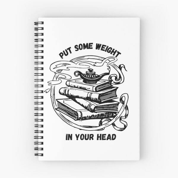 Item preview, Put some weight in your head book readers love towards book  designed and sold by Cosmicworld07.