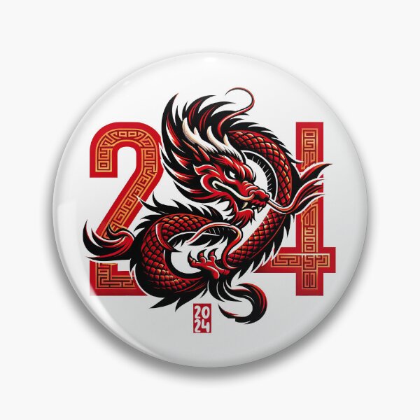 Item preview, Dynamic Dragon 2024 - chinese new year 2024 designed and sold by MAPDDesigns.