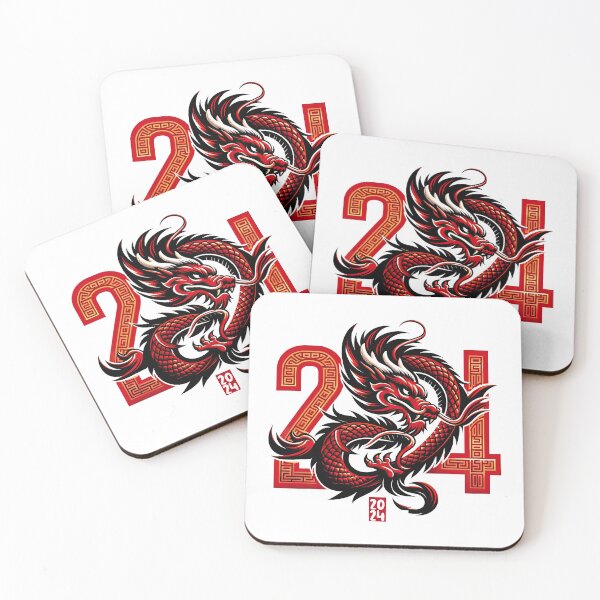 Item preview, Dynamic Dragon 2024 - chinese new year 2024 designed and sold by MAPDDesigns.