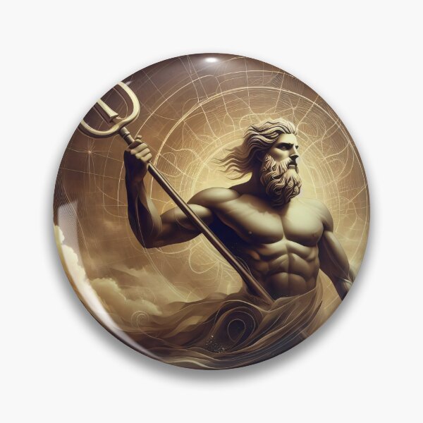 Item preview, The Gods of the Sea - Poseidon & Pontus designed and sold by ClassicRetroism.