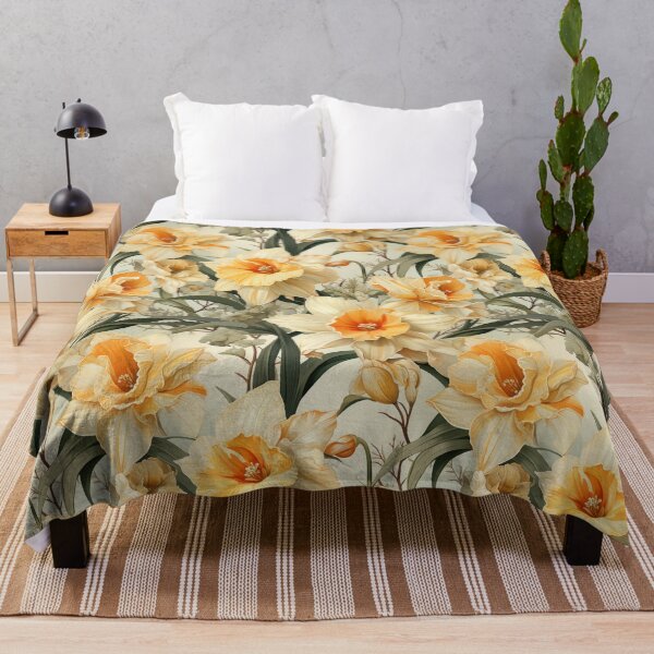 Item preview, Vintage Floral, Sweet Orange Daffodil designed and sold by PigmeArt.