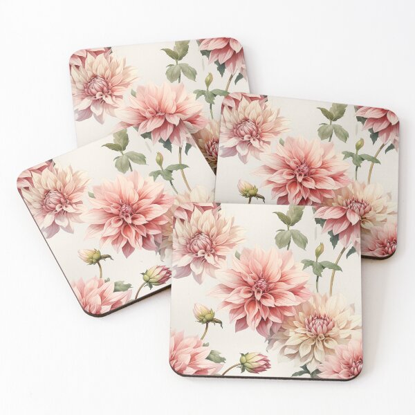 Item preview, Vintage Floral, Sweet Pink Dahlia designed and sold by PigmeArt.