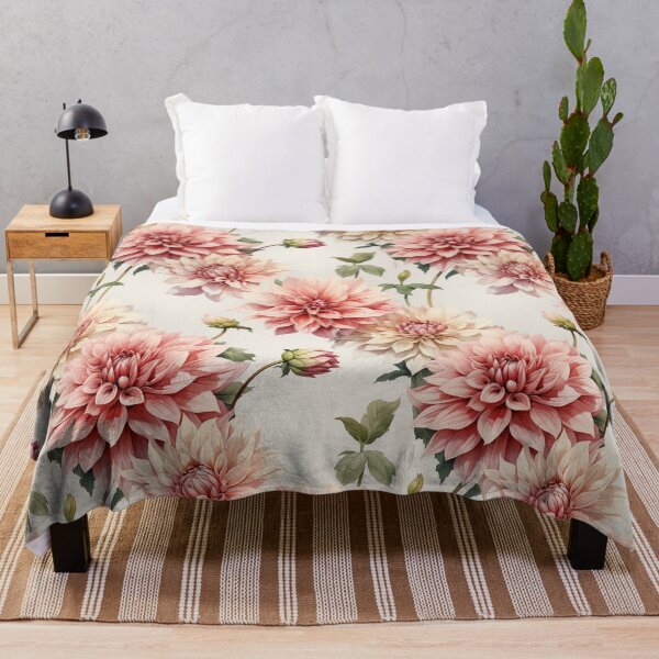 Item preview, Vintage Floral, Sweet Pink Dahlia designed and sold by PigmeArt.