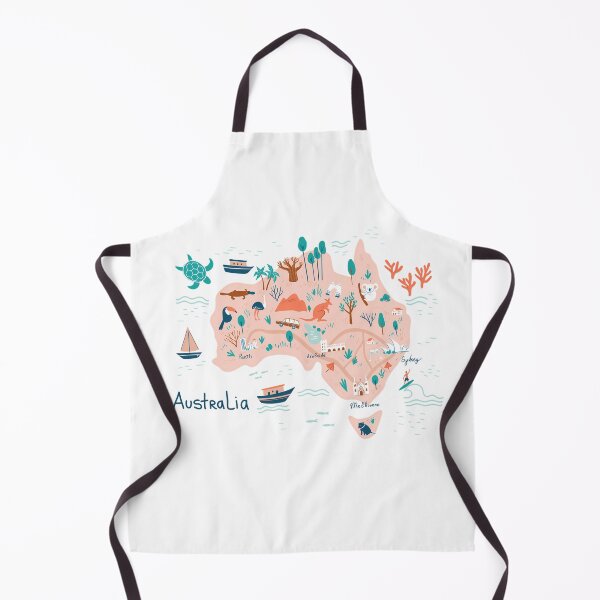 Item preview, Mapa y turismo de Australia designed and sold by KPArtzaaany.