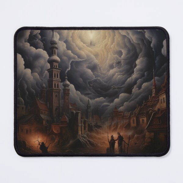 Item preview, Ancient cemetery with ghosts designed and sold by HappyStickBike.