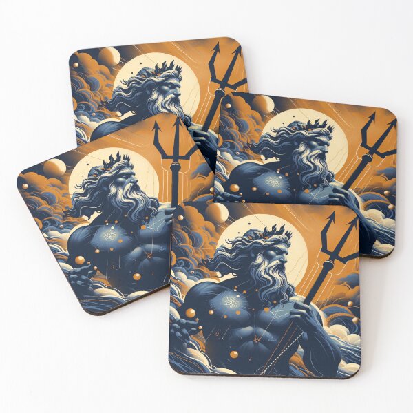 Item preview, The Gods of the Sea - Poseidon & Pontus designed and sold by ClassicRetroism.