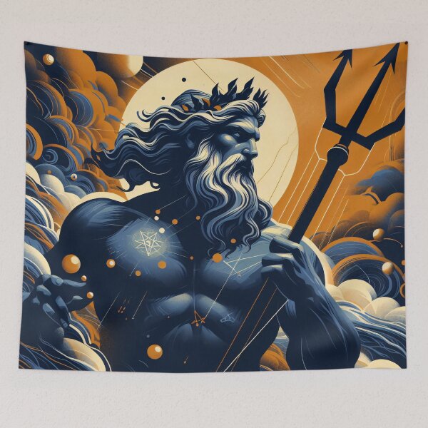 Item preview, The Gods of the Sea - Poseidon & Pontus designed and sold by ClassicRetroism.