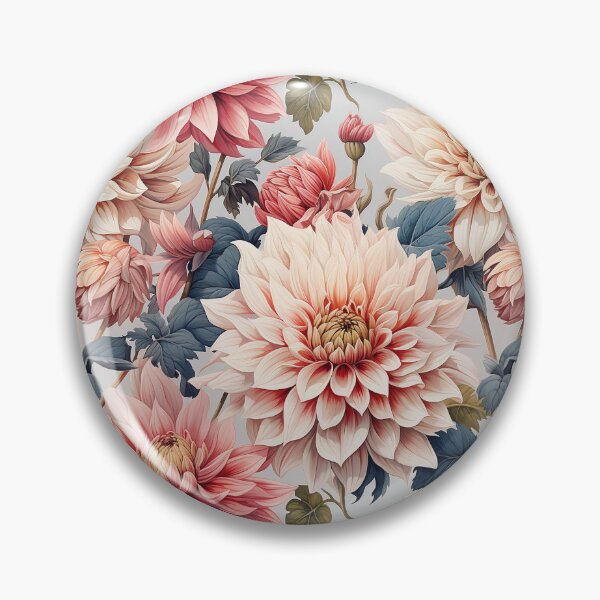 Item preview, Vintage Floral, Pink Dahlia designed and sold by PigmeArt.