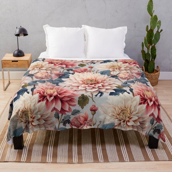 Item preview, Vintage Floral, Pink Dahlia designed and sold by PigmeArt.