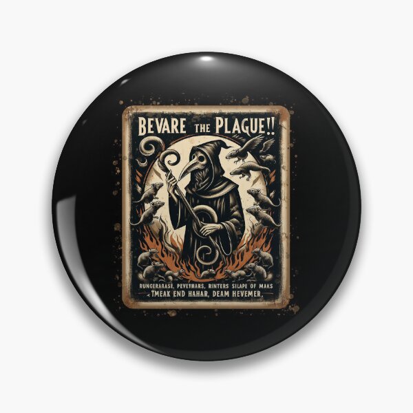 Item preview, Vintage Plague Doctor, beware the plague designed and sold by CrisMor-Art.