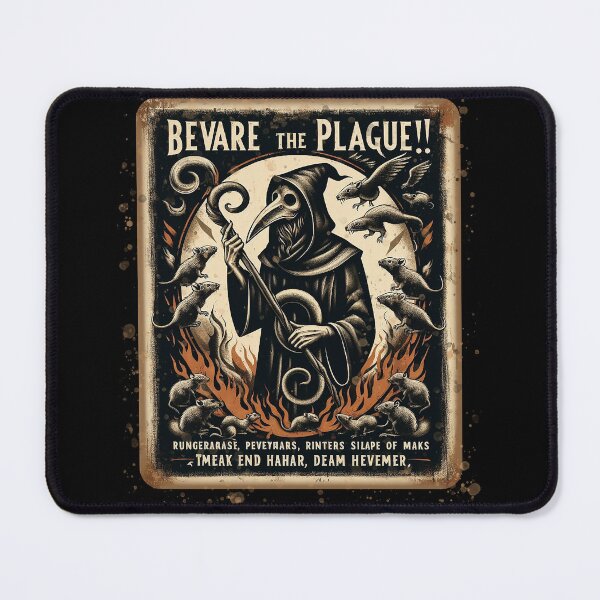 Item preview, Vintage Plague Doctor, beware the plague designed and sold by CrisMor-Art.