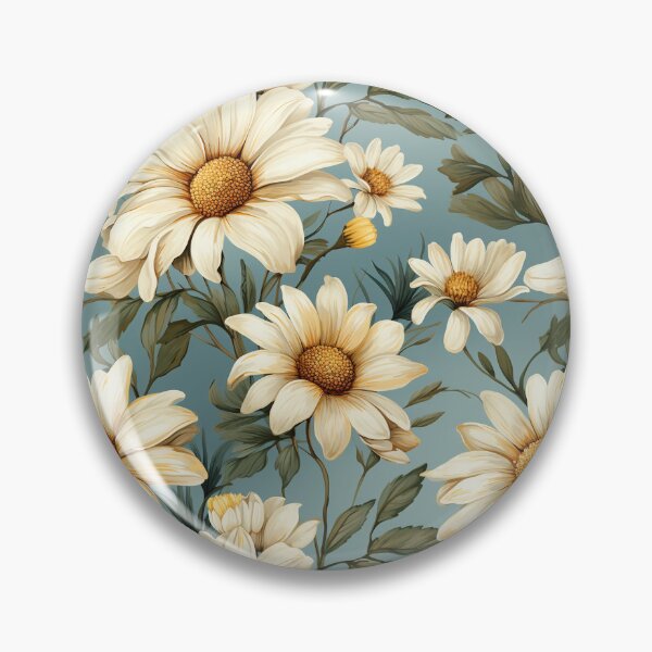 Item preview, Vintage Floral, Daisy, Bellis perennis designed and sold by PigmeArt.