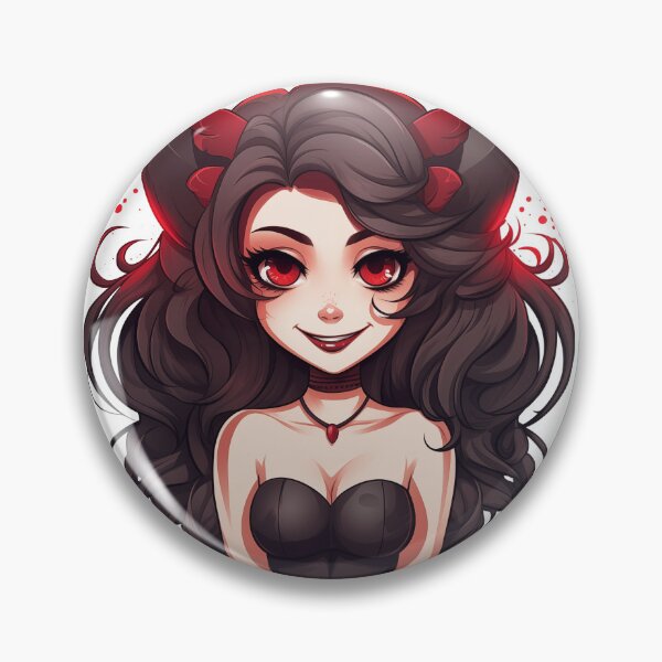 Item preview, Smiling chibi succubus designed and sold by GoodThings66.