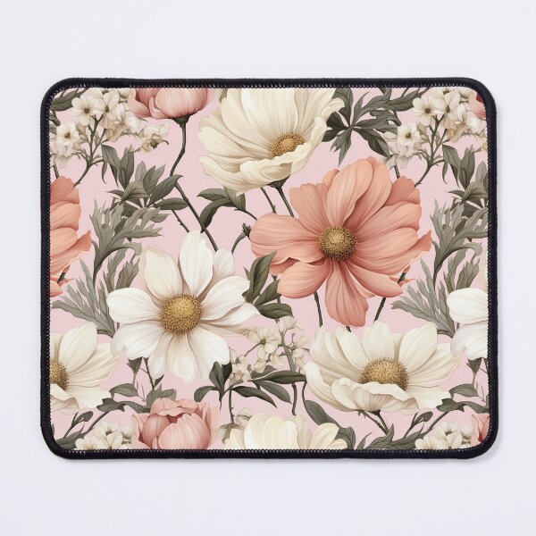 Item preview, Vintage Floral, Sweet Pink Daisy, Bellis perennis designed and sold by PigmeArt.
