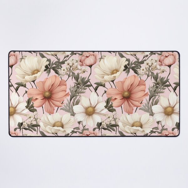 Item preview, Vintage Floral, Sweet Pink Daisy, Bellis perennis designed and sold by PigmeArt.