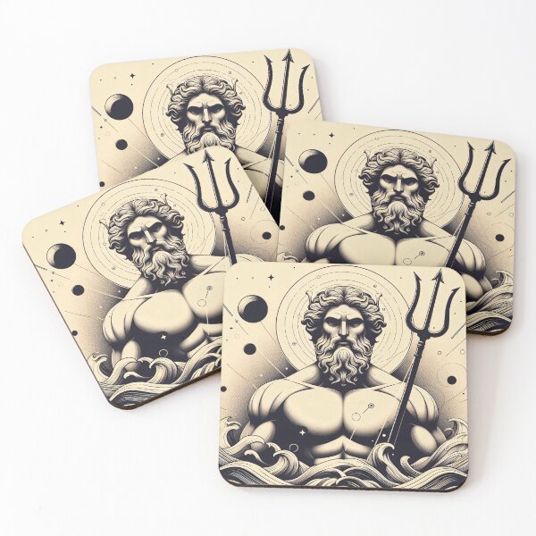 Item preview, The Gods of the Sea - Poseidon & Pontus designed and sold by ClassicRetroism.