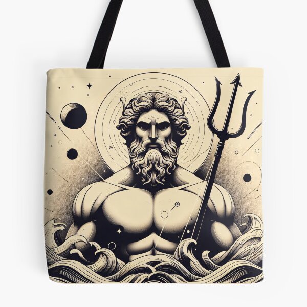 Item preview, The Gods of the Sea - Poseidon & Pontus designed and sold by ClassicRetroism.