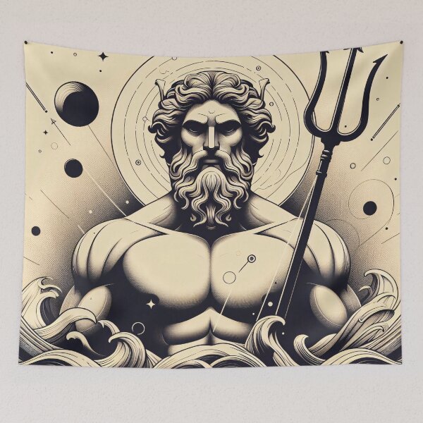 Item preview, The Gods of the Sea - Poseidon & Pontus designed and sold by ClassicRetroism.