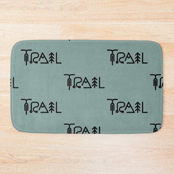 Item preview, TRAIL, cycling gift for cyclist mountain biker designed and sold by BRUNTadventures.