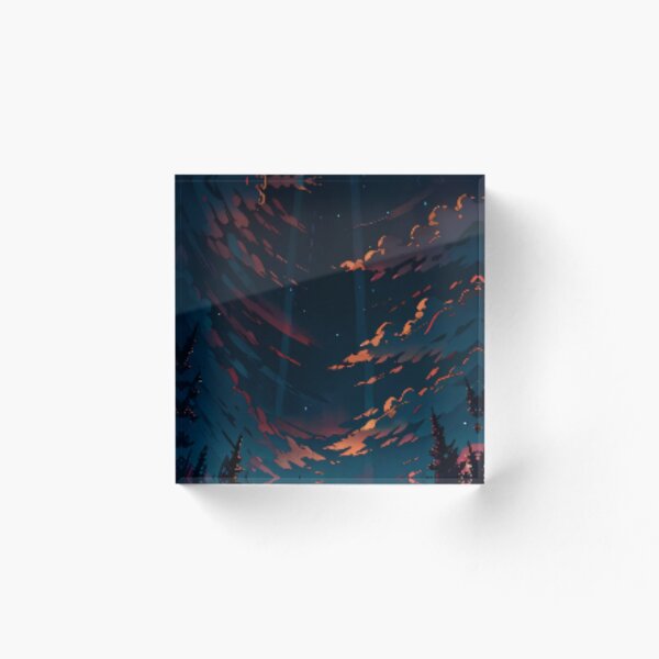 Item preview, Paisaje nocturno de anime designed and sold by AnimeRay.