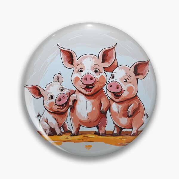 Item preview, Happy Pigs designed and sold by flashcompact.