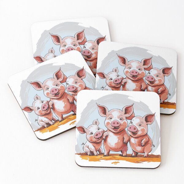 Item preview, Happy Pigs designed and sold by flashcompact.