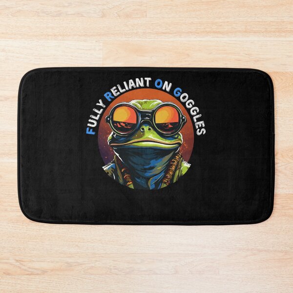 Item preview, Frog In Retro Sunglasses Fully Reliant On Goggles designed and sold by CosyTeal.