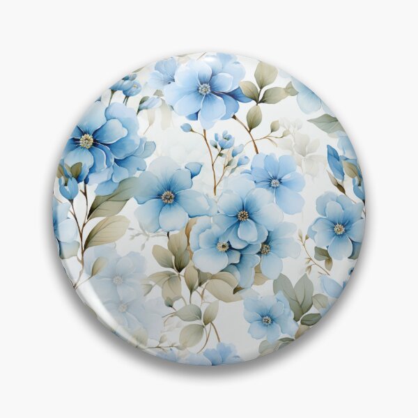 Item preview, Vintage Forget-Me-Not, Bright Bblue Floral designed and sold by PigmeArt.
