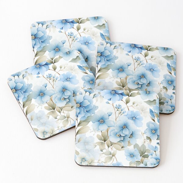 Item preview, Vintage Forget-Me-Not, Bright Bblue Floral designed and sold by PigmeArt.