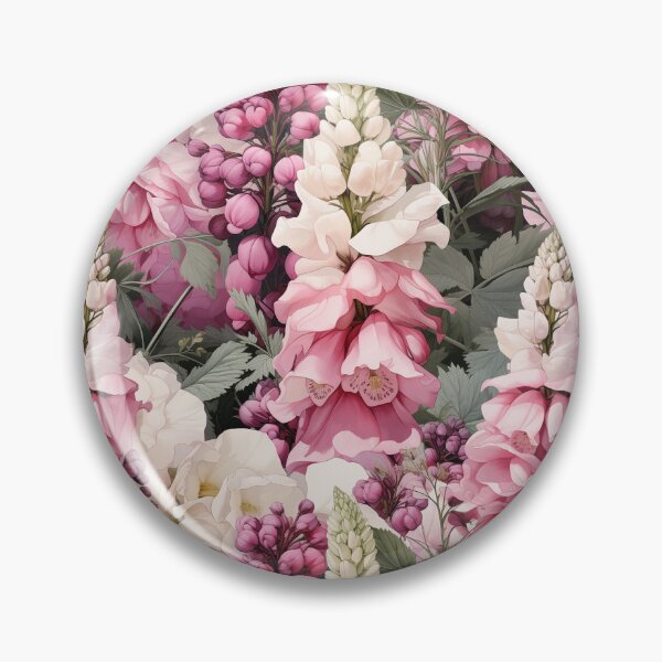 Item preview, Vintage Floral, Sweet Pink Foxglove designed and sold by PigmeArt.