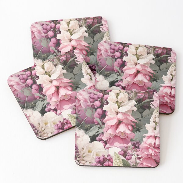 Item preview, Vintage Floral, Sweet Pink Foxglove designed and sold by PigmeArt.