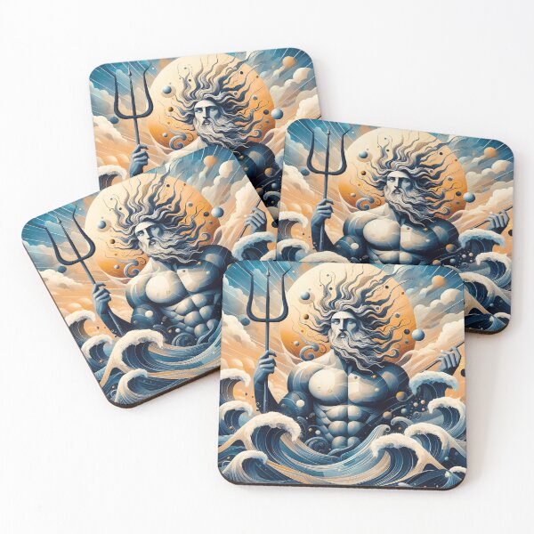 Item preview, The Gods of the Sea - Poseidon & Pontus designed and sold by ClassicRetroism.