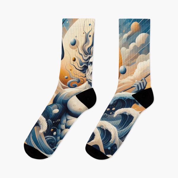 Item preview, The Gods of the Sea - Poseidon & Pontus designed and sold by ClassicRetroism.
