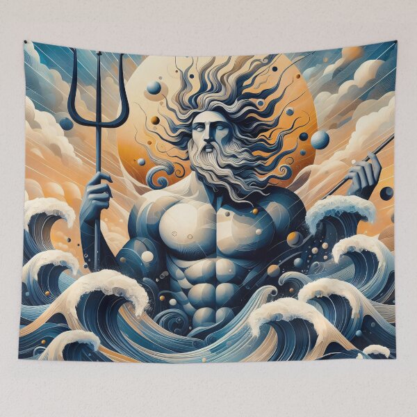 Item preview, The Gods of the Sea - Poseidon & Pontus designed and sold by ClassicRetroism.