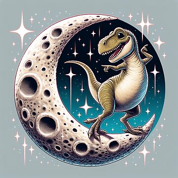Artwork thumbnail, Dino's Cosmic Dance Party by Mugs and Shirts