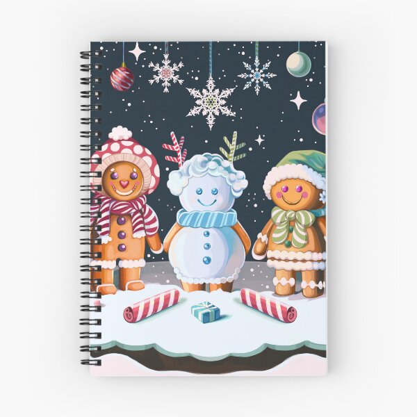 Item preview, Merry Christmas ! Gingerbread Snowy Friends designed and sold by Savi Singh.