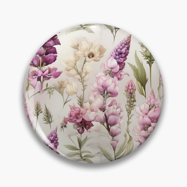 Item preview, Vintage Foxglove, Sweet Pink Floral, Fairy bell designed and sold by PigmeArt.