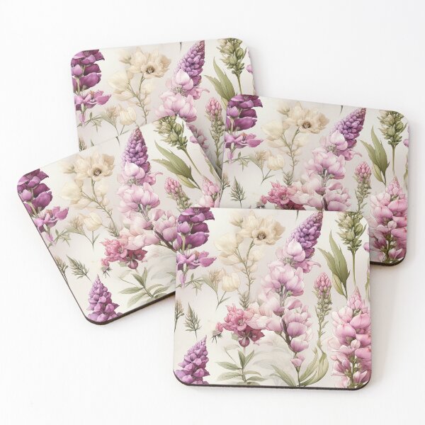 Item preview, Vintage Foxglove, Sweet Pink Floral, Fairy bell designed and sold by PigmeArt.