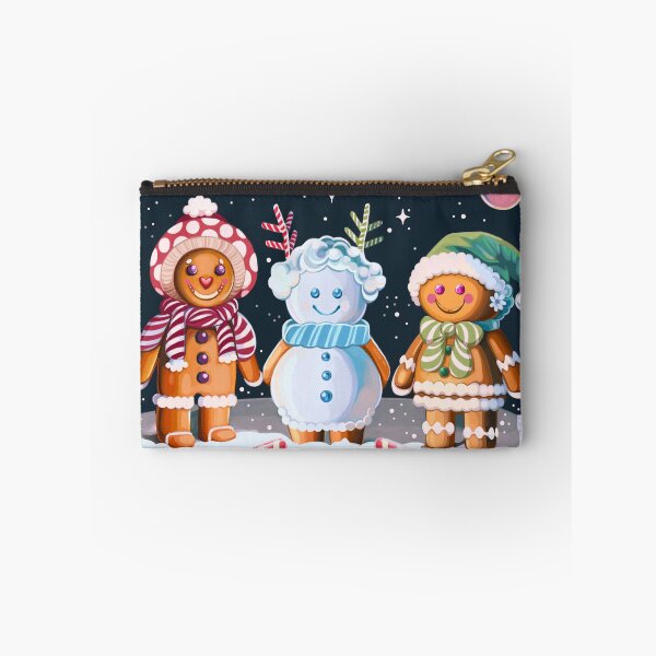 Item preview, Merry Christmas ! Gingerbread Snowy Friends designed and sold by Savi Singh.