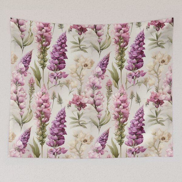 Item preview, Vintage Foxglove, Sweet Pink Floral, Fairy bell designed and sold by PigmeArt.
